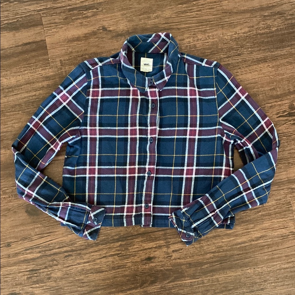 Vans Plaid cropped top